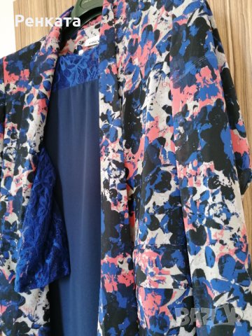 Страхотен комплект в турско синьо, снимка 6 - Рокли - 31525910