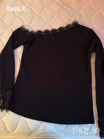 Блуза с паднало рамо