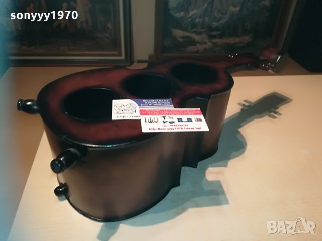 цигулка-дървена за колекция за вино-60х22х16см, снимка 8 - Колекции - 30062949