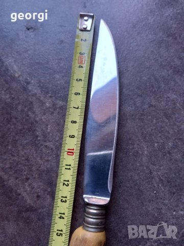 Нож Solingen с дръжка от еленов рог , снимка 5 - Антикварни и старинни предмети - 39678207