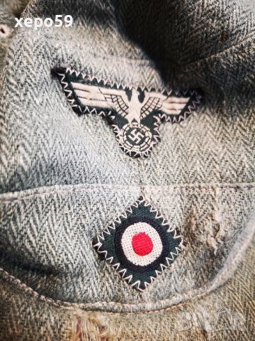 WW2-Немска шапка вермахт втора световна война, снимка 4 - Антикварни и старинни предмети - 52524266