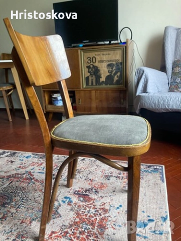 Трапезен дървен стол, снимка 3 - Столове - 52410292