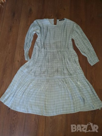 Рокля бледо синя