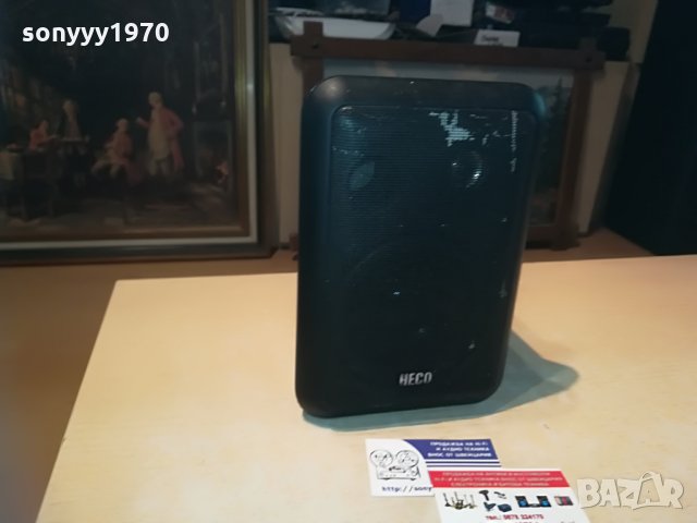 heco-heco pro130 germany-тонколона 1бр-внос швеция-23х16х16см, снимка 4 - Тонколони - 29086042