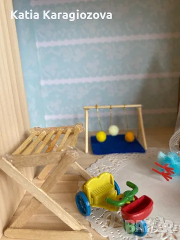 Дървена къща за кукли , снимка 8 - Кукли - 56294140
