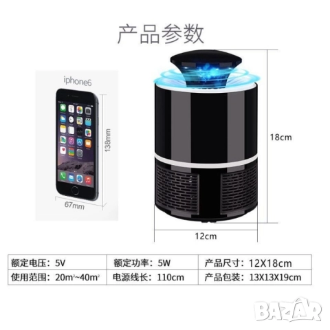 лампа против комари