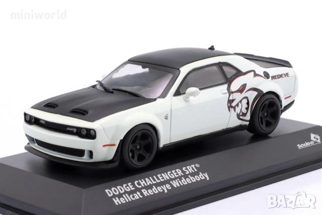 Dodge CHALLENGER SRT Hellcat Redeye Widebody Custom 2020 - мащаб 1:43 на Solido моделът е нов в PVC 