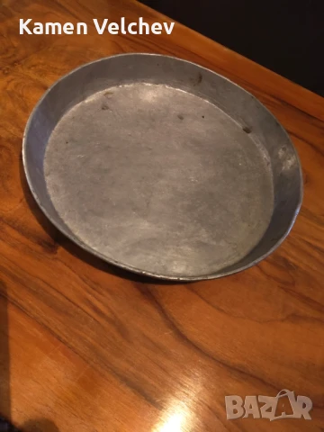Стара медна калайдисана тава за баница..., снимка 4 - Други - 51340532
