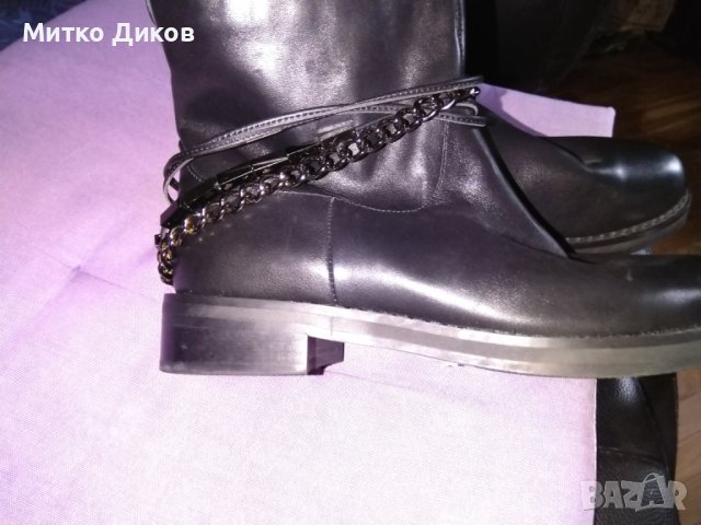 Fabiano colection №38 стелка маркови боти нови естествена кожа от 197лв на 95лв-сега за 50лв, снимка 7 - Дамски боти - 44391417