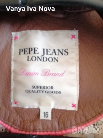 Pepe Jeans яке-естествена кожа, снимка 7 - Якета - 38239673