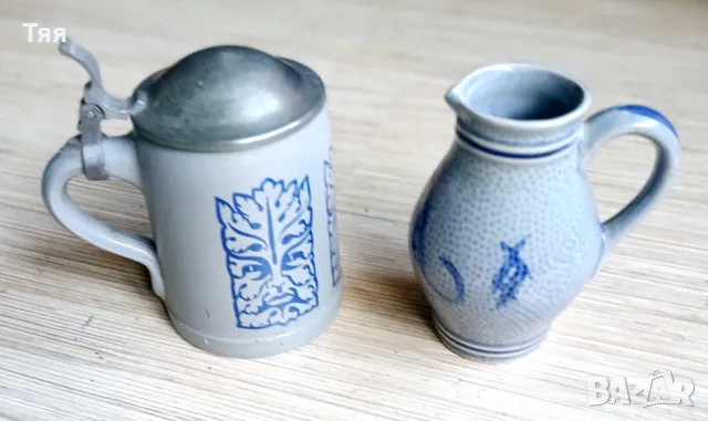 Немска керамика кана и халба, снимка 6 - Декорация за дома - 48093971