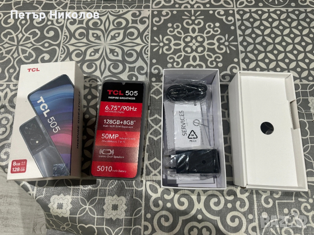 TCL 505 128GB Space Gray / СИВ (телефон/смартфон/гсм), снимка 2 - Други - 53178266