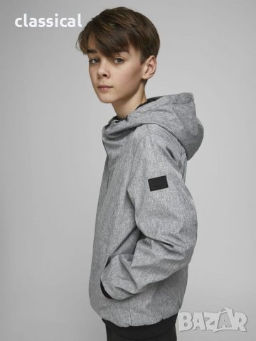 Jack & Jones Junior ново яке с качулка, снимка 2 - Детски якета и елеци - 37741794