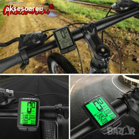 Безжичен километраж за колело INBIKE MTB велосипед компютър GPS скоростомер одометър Часовник за кол, снимка 2 - Аксесоари за велосипеди - 37107683