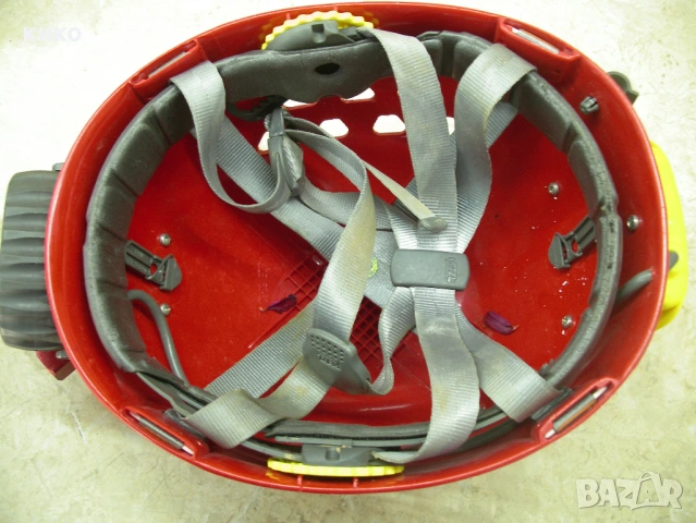 К-Т пещерна каска PETZL  Ecrin Roc - DUO 14 диода - AC пиезо и карабитка ARIANA, снимка 9 - Други спортове - 52930543