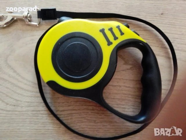 Автоматичен повод - за кучета до 15кг, 5м лента-7.0лв/бр, снимка 2 - За кучета - 50506663