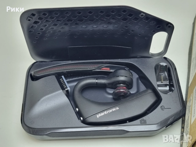 Хендсфри handsfree Bluetooth Plantronics, Voyager 5200 4 микрофона, Caller ID, Батерия 7ч., снимка 2 - Bluetooth слушалки - 52767639