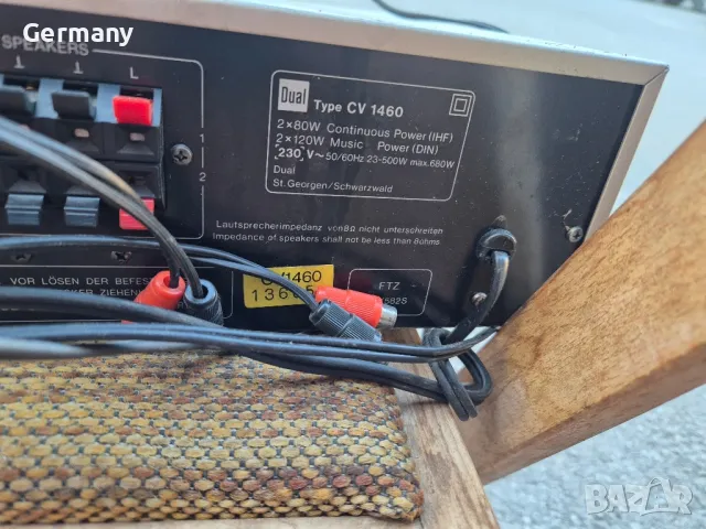 dual cv 1460 усилвател , снимка 6 - Ресийвъри, усилватели, смесителни пултове - 47645615