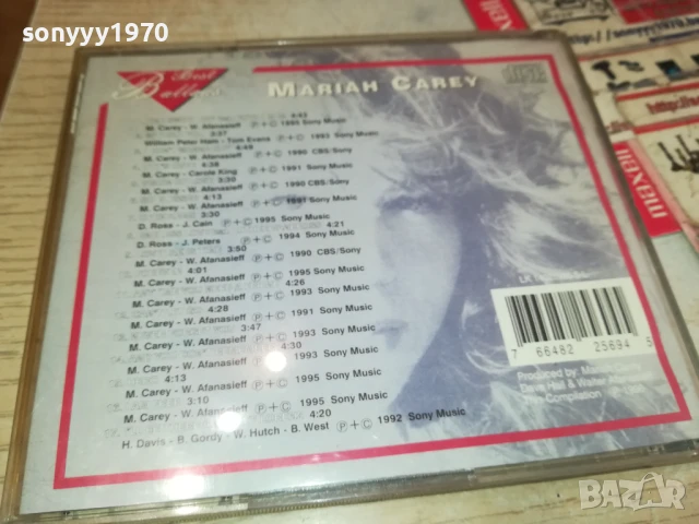 MARIAH CAREY CD 1407251838, снимка 10 - CD дискове - 51019459