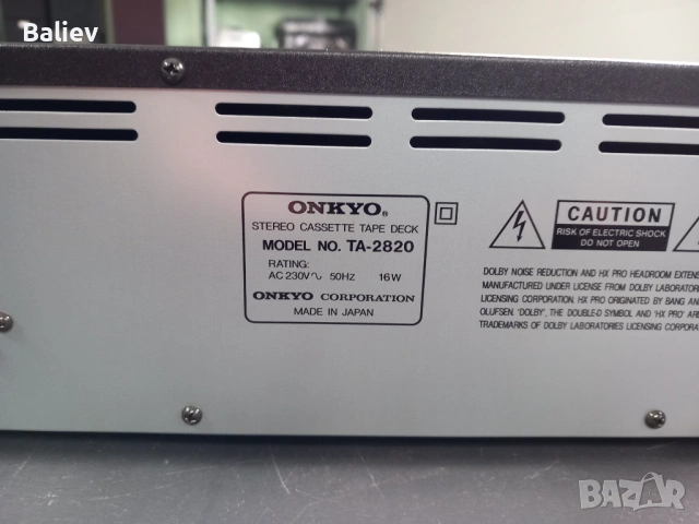 ONKYO TA2820 DECK, снимка 11 - Декове - 54270598