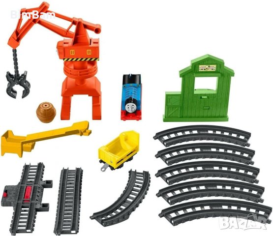 Промоция ! Fisher Price Thomas & Friends Cassia Crane and Cargo / Разтоварване на доковете, снимка 6 - Влакчета, самолети, хеликоптери - 31050870