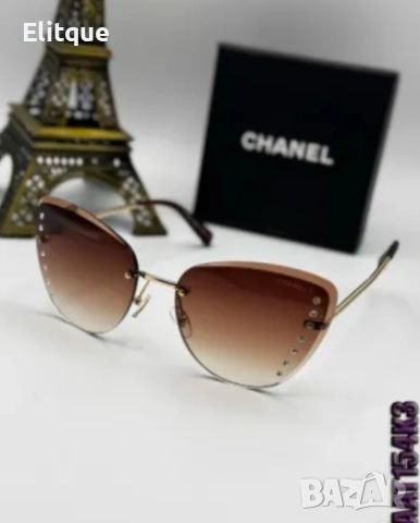 слънчеви очила chanel с калъф, снимка 10 - Слънчеви и диоптрични очила - 54323365