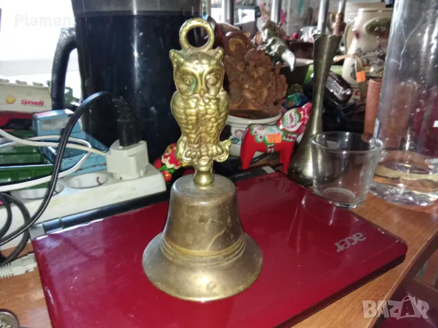 Английски звънец камбана от месинг , снимка 1