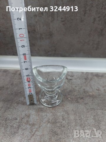 Соц стара но не използвана  стъклена чашка за промивка на око очи , снимка 7 - Антикварни и старинни предмети - 44271418