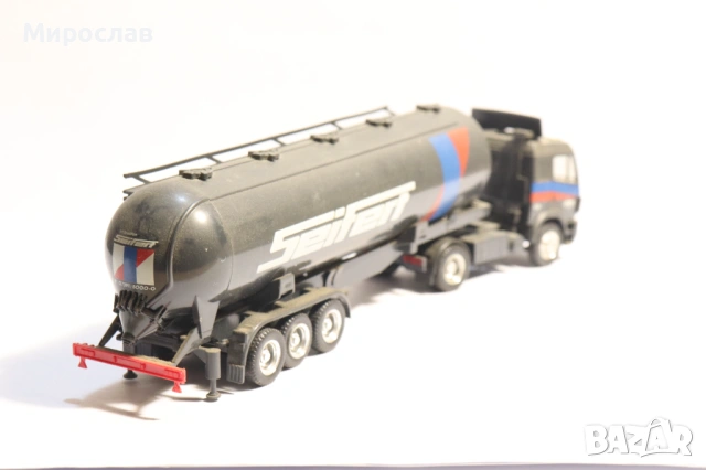 HERPA H0 1/87 MERCEDES КАМИОН ЦИСТЕРНА КОЛИЧКА МОДЕЛ, снимка 6 - Колекции - 53329156