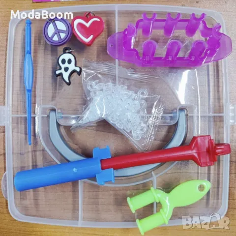 Пластмасов куфар с ластички, 4500 бр в комплекта, снимка 2 - Други - 48063904