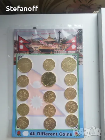 Лот монети Непал, снимка 2 - Нумизматика и бонистика - 49332916