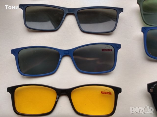 Магнитен клипс / слюда за очила с диоптър / диоптрични рамки, снимка 10 - Слънчеви и диоптрични очила - 31855531