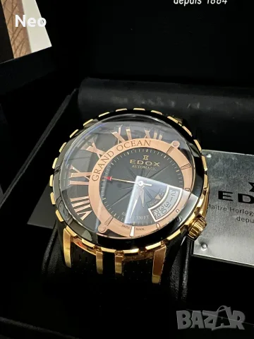 Edox Grand Ocean Decentrique Date Automatic FULL SET!, снимка 7 - Мъжки - 56434669