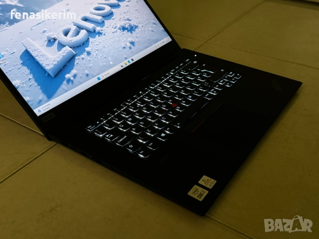 15.6' 4K UHD i7-10750H Lenovo ThinkPad P1 Gen 3 32GB DDR4/512GB NVMe/Nvidia Quadro T1000 4GB/Бат 6ч, снимка 5 - Лаптопи за работа - 52883975