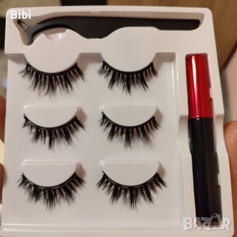 Комплекти мигли със магнит и очна линия, снимка 2 - Козметика за лице - 42488969