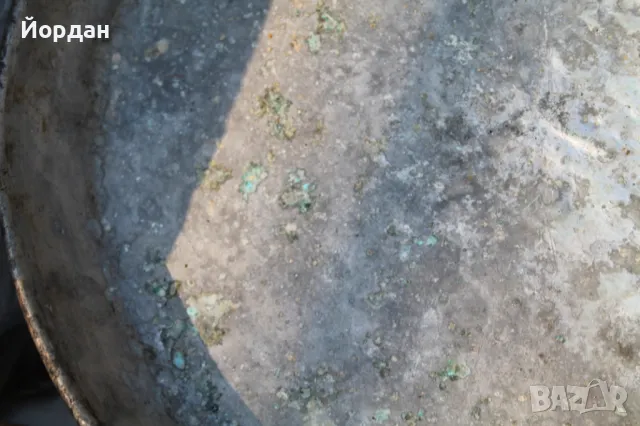 Медна тава за баница, снимка 4 - Антикварни и старинни предмети - 48882599