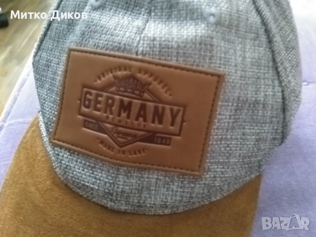 FOX Germany маркова шапка бейзболна регулируема нова козирка естествена кожа, снимка 4 - Шапки - 51766325