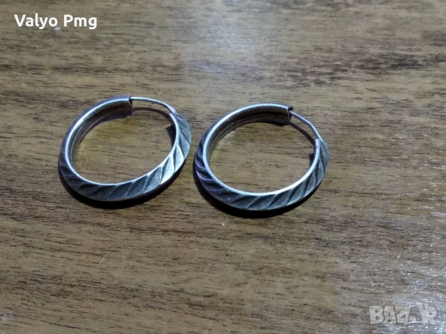 Сребърни обеци