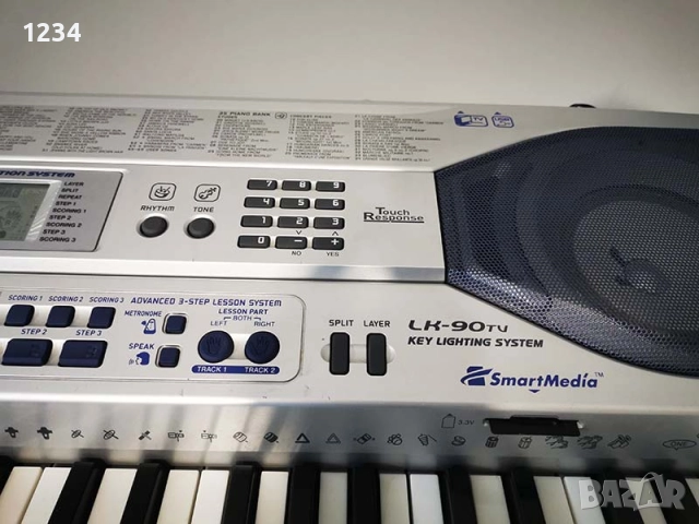 синтезатор клавир CASIO LK-90TV пиано с USB и динамична светеща клавиатура , снимка 7 - Синтезатори - 52855710