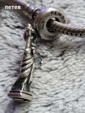 сребърна гривна Pandora .Pandora., снимка 6 - Антикварни и старинни предмети - 55942234