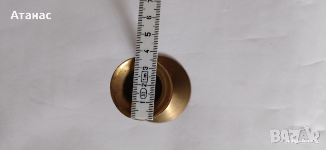 Бронзов свещник , снимка 3 - Декорация за дома - 44584312