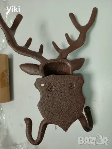 Метална закачалка Елен, снимка 2 - Закачалки - 47895590