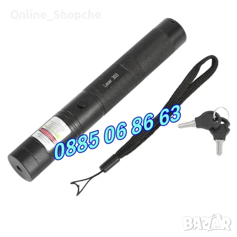 Лазер пойнтер с проекция до 10000 метра, мощен зелен лазер, снимка 2 - Къмпинг осветление - 50513853