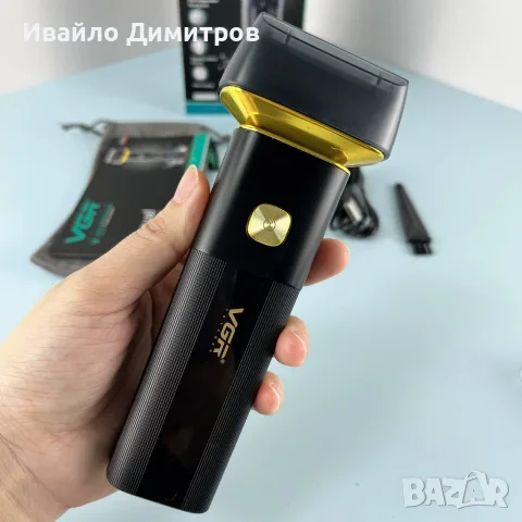 БЕЗЖИЧНА ЕЛЕКТРИЧЕСКА САМОБРЪСНАЧКА VGR V-355 С LED ДИСПЛЕЙ И IPX6