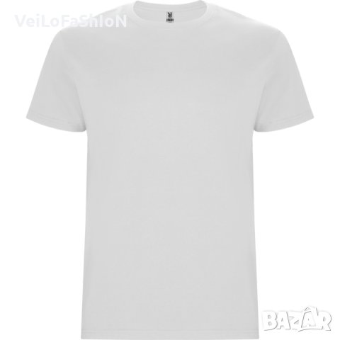 Нова мъжка тениска в бял цвят 