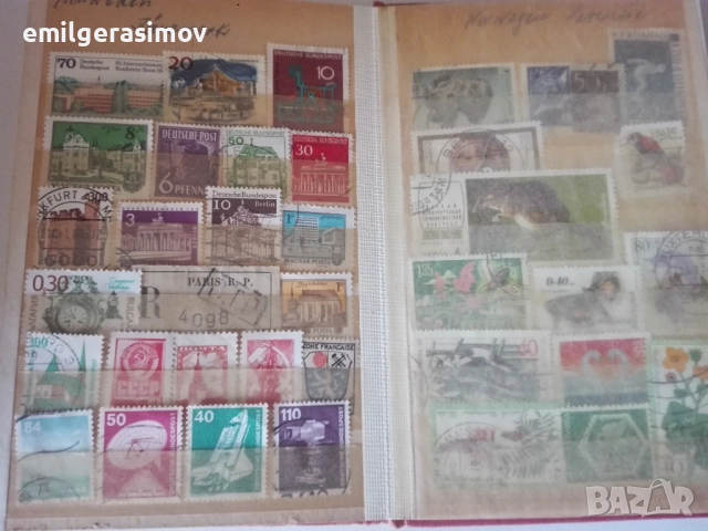 Албум с пощенски марки и лот картички СССР., снимка 9 - Филателия - 51540502