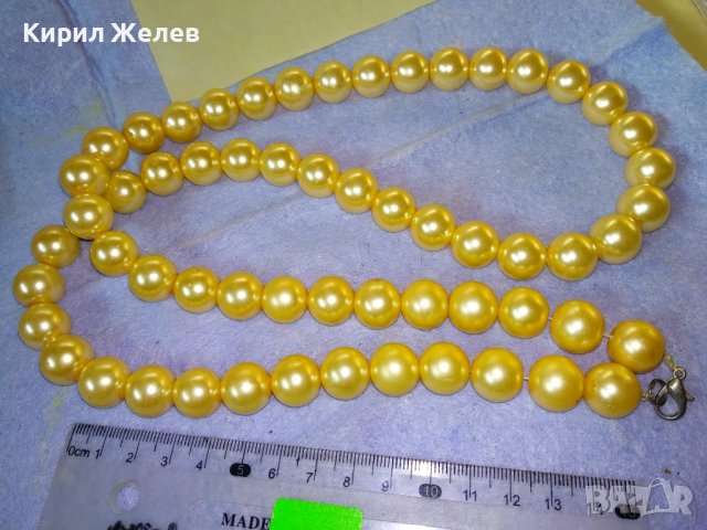 ИЗИСКАНО КРАСИВО ПЕРЛЕНО АРТ ДЕКО СТИЛ КОЛИЕ ГЕРДАН ЧЕШКИ ПЕРЛИ 34694, снимка 6 - Колиета, медальони, синджири - 39193067