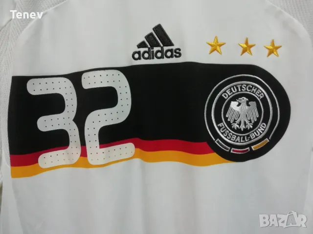 Germany #32 Mario Gomez Adidas оригинална тениска фланелка Германия Марио Гомез , снимка 5 - Тениски - 47669912