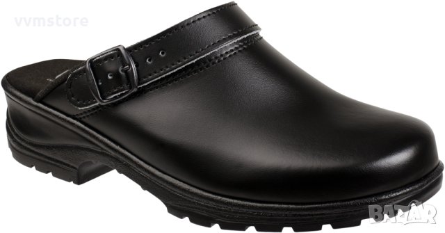 Черно сабо от естествена кожа Ejendals, снимка 3 - Други - 40655066