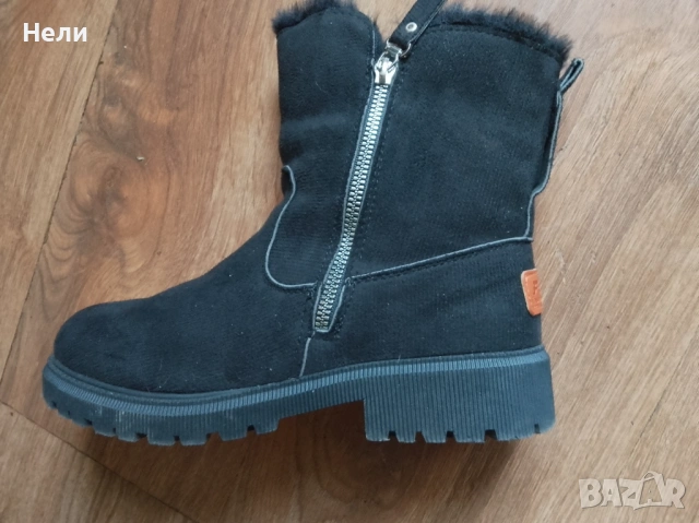 Топли дамски боти големи размери, снимка 2 - Дамски боти - 53203548